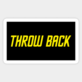 Throwback Trek Yellow Magnet